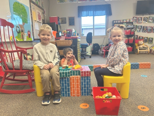 Preschool students learning and playing together in a nurturing classroom at Heritage Christian Academy